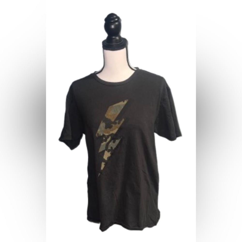 Originality- Camo lightning bolt shirt